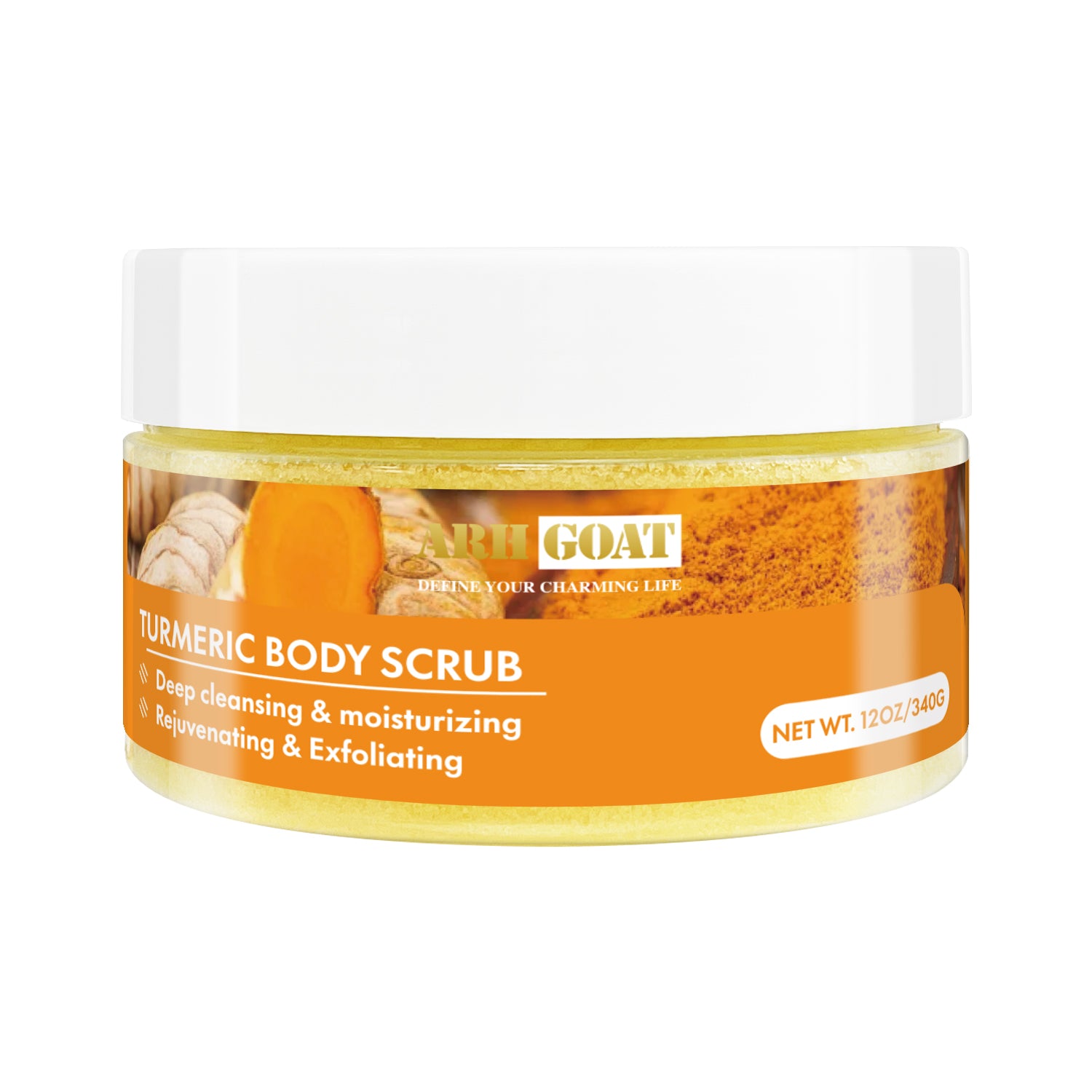 ARHGOAT Turmeric Body Scrub 12oz/340g