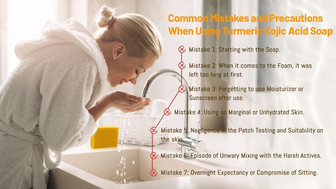 ARHGOAT: Common Mistakes and Precautions When Using Turmeric Kojic Acid Soap