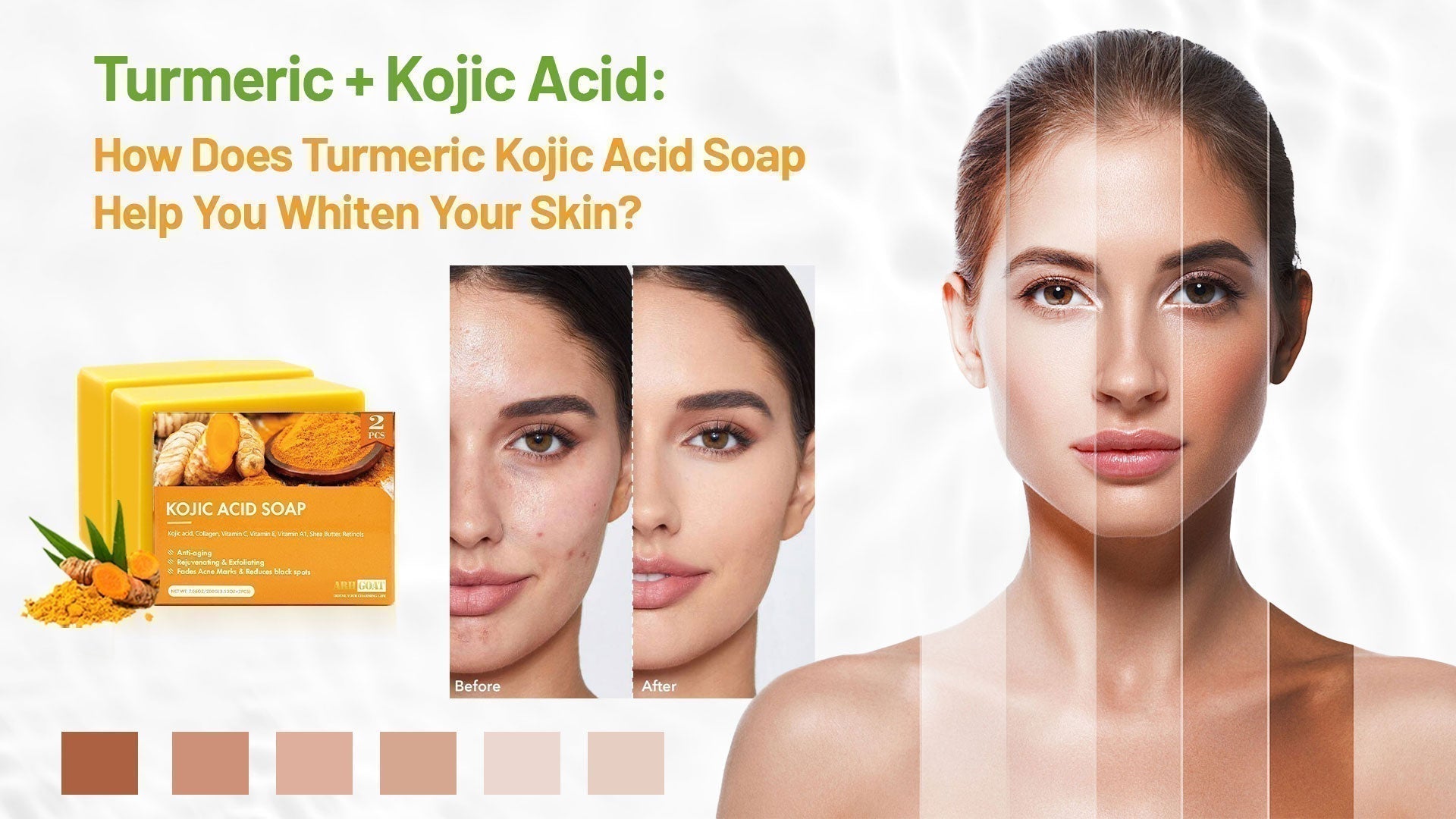 ARHGOAT: How Does Turmeric Kojic Acid Soap Help You Whiten Your Skin?