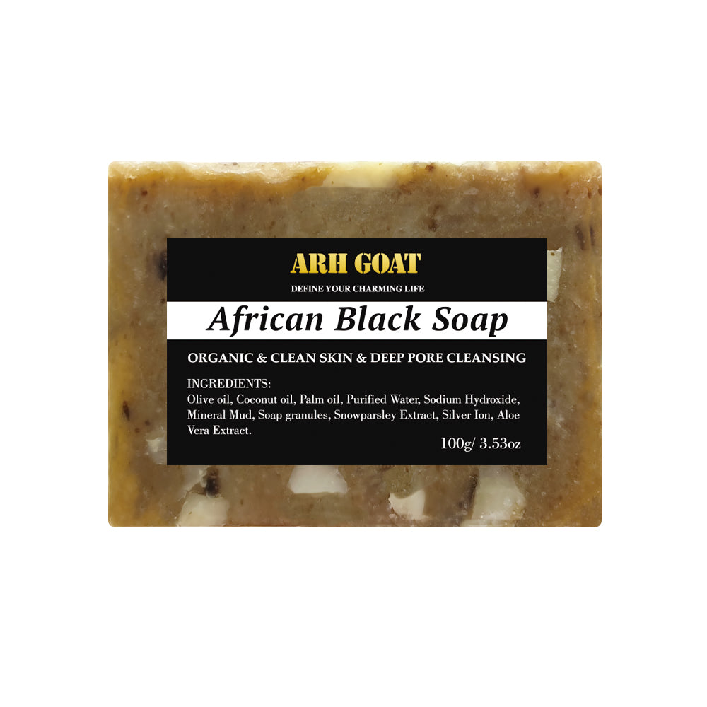 ARHGOAT African Black Soap 3.53oz/100g