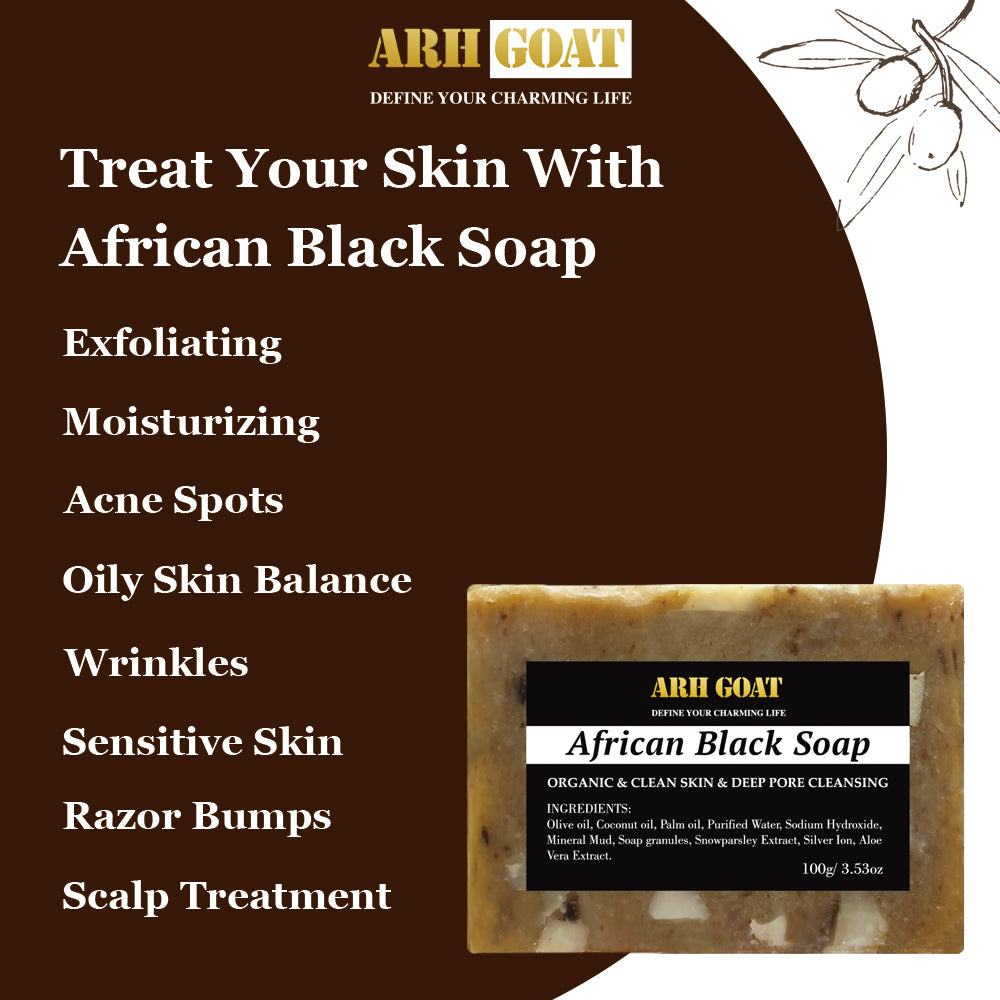ARHGOAT African Black Soap - Benefits
