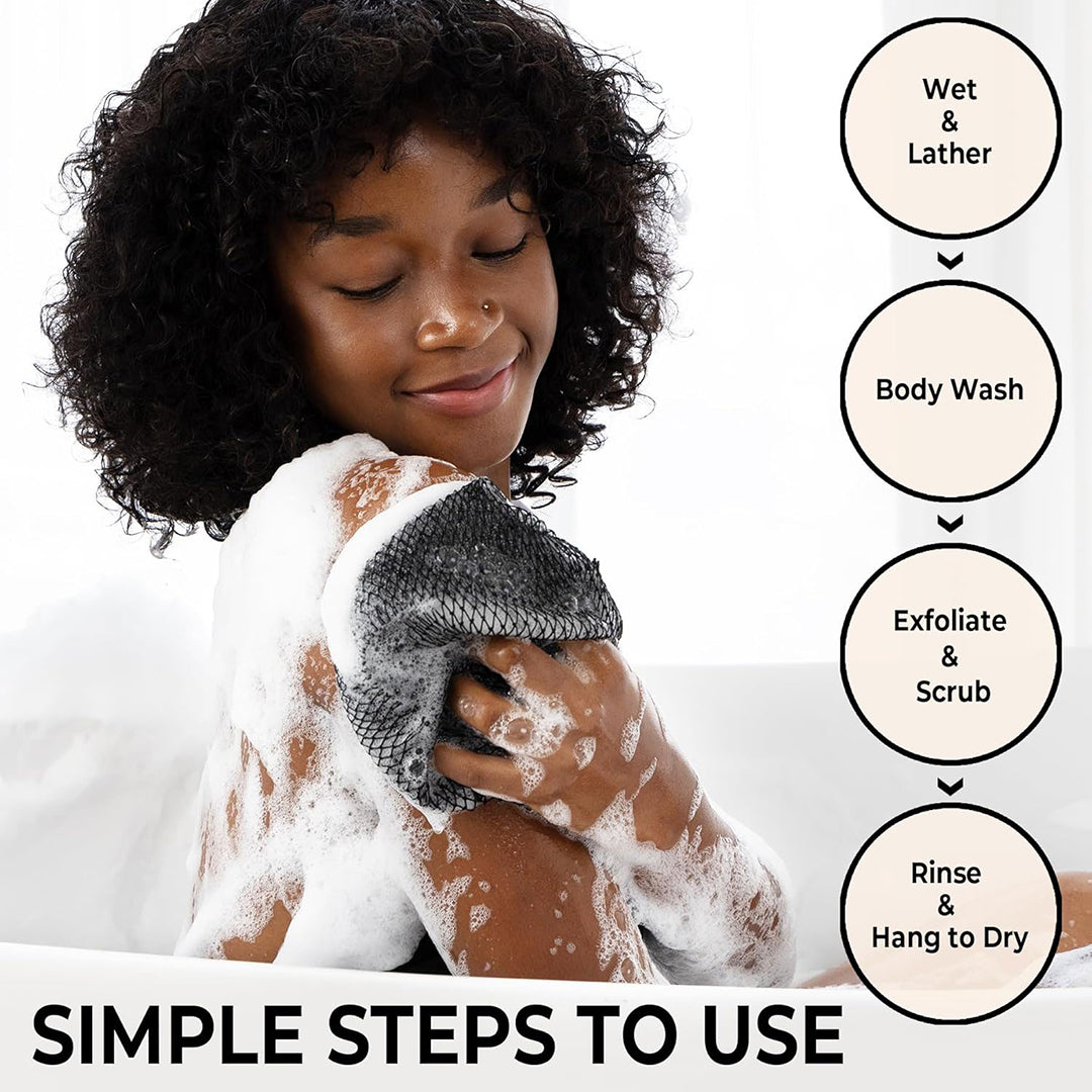 ARHGOAT African Bath Net Sponge - Simple Usages