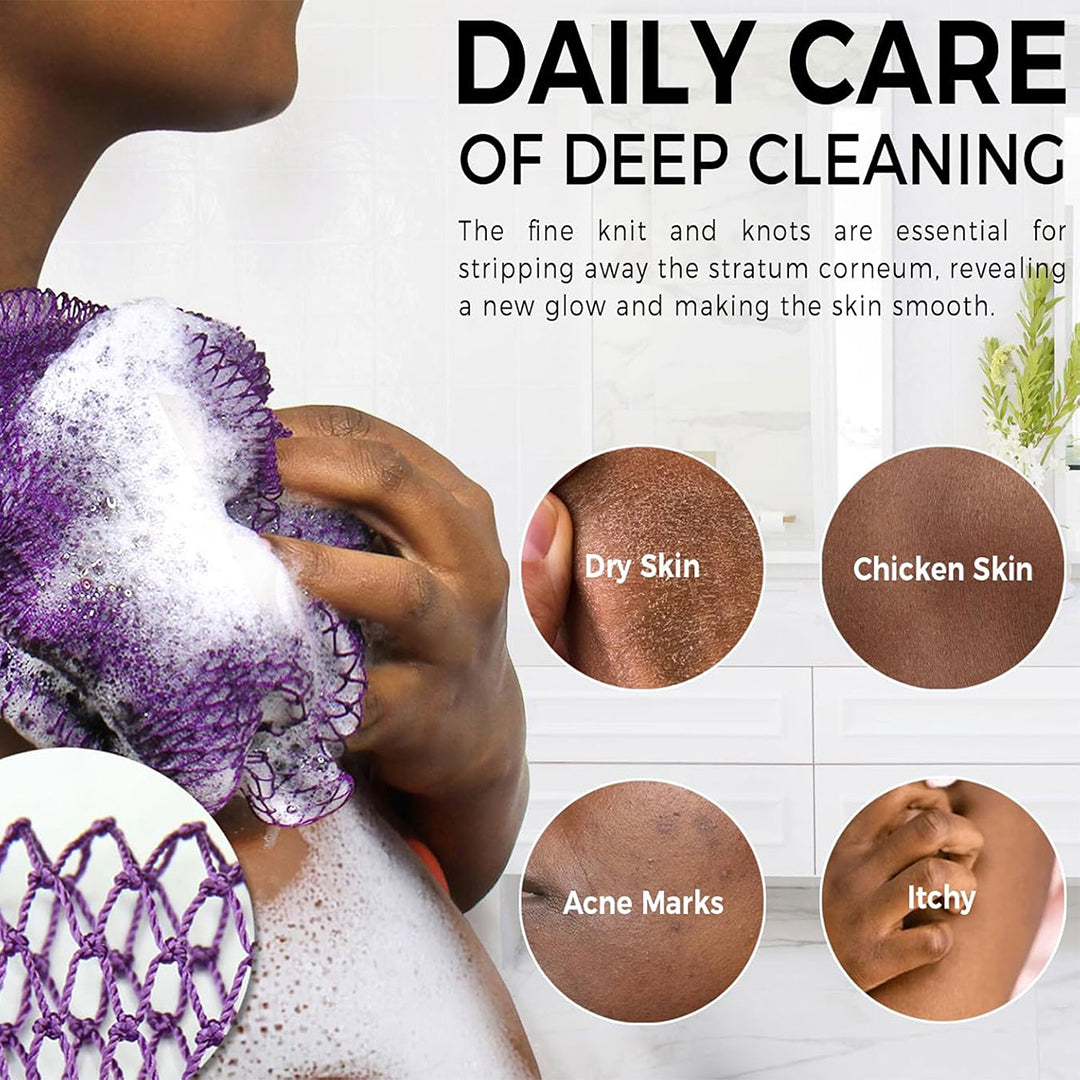 ARHGOAT African Net Sponge - Daily Skincare Of Deep Cleaning