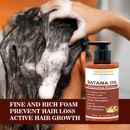 ARHGOAT Batana Oil Shampoo 300ml/10oz - For Hair Loss/Growth