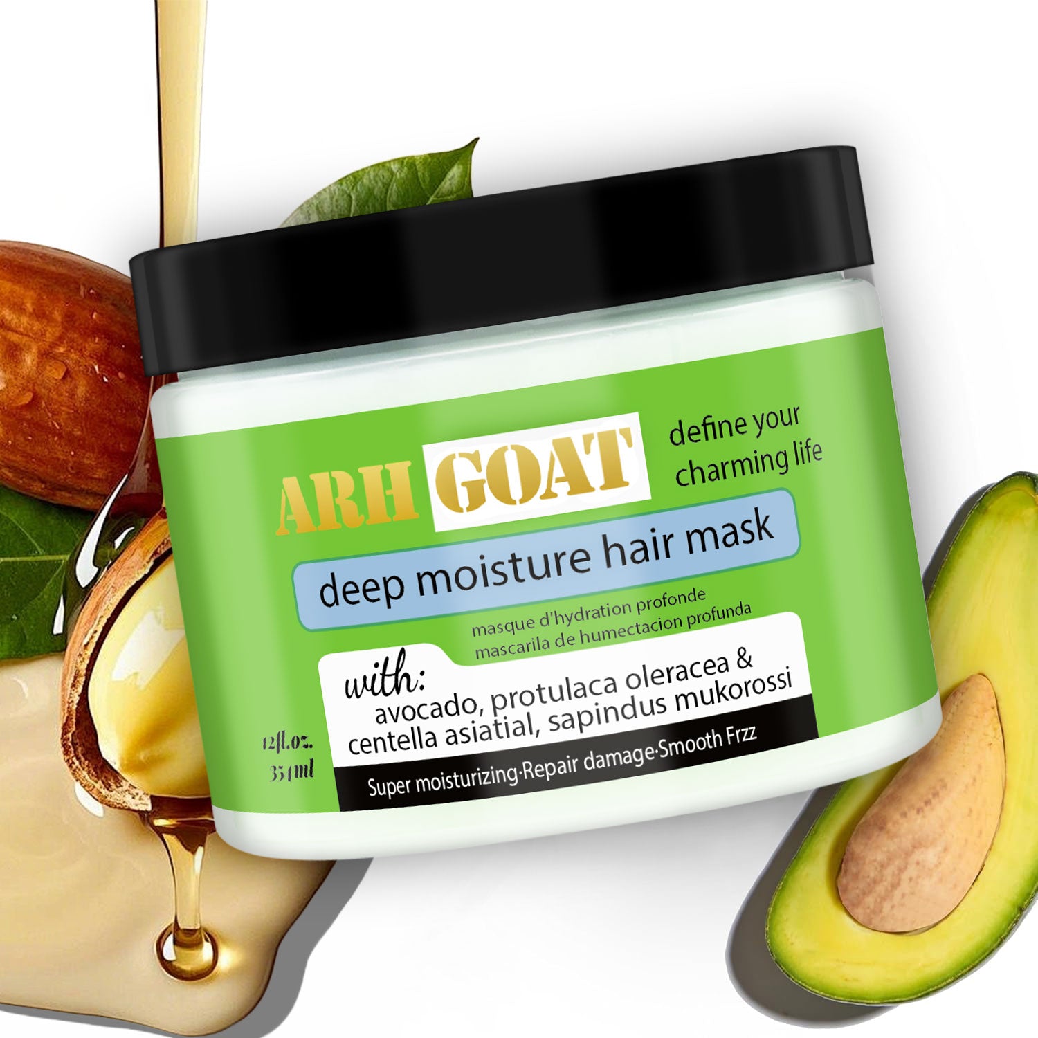 ARHGOAT Avocado Deep Moisture Hair Mask 12fl.oz/354ml