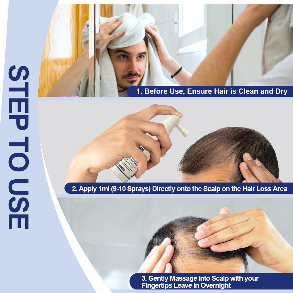 ARHGOAT Hair Growth Spray 60ml - Usage