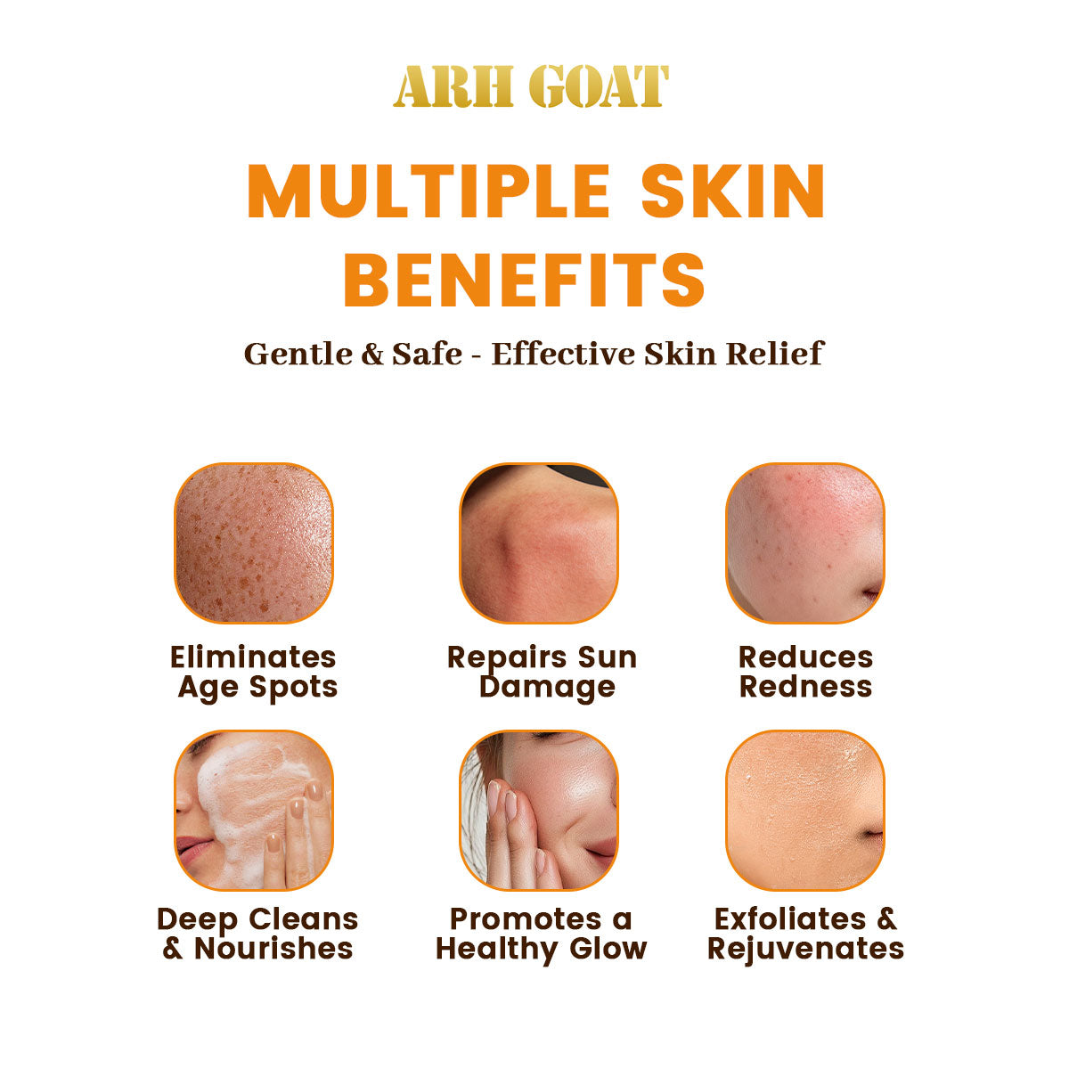 ARHGOAT Papaya Kojic Acid Soap - BENEFITS