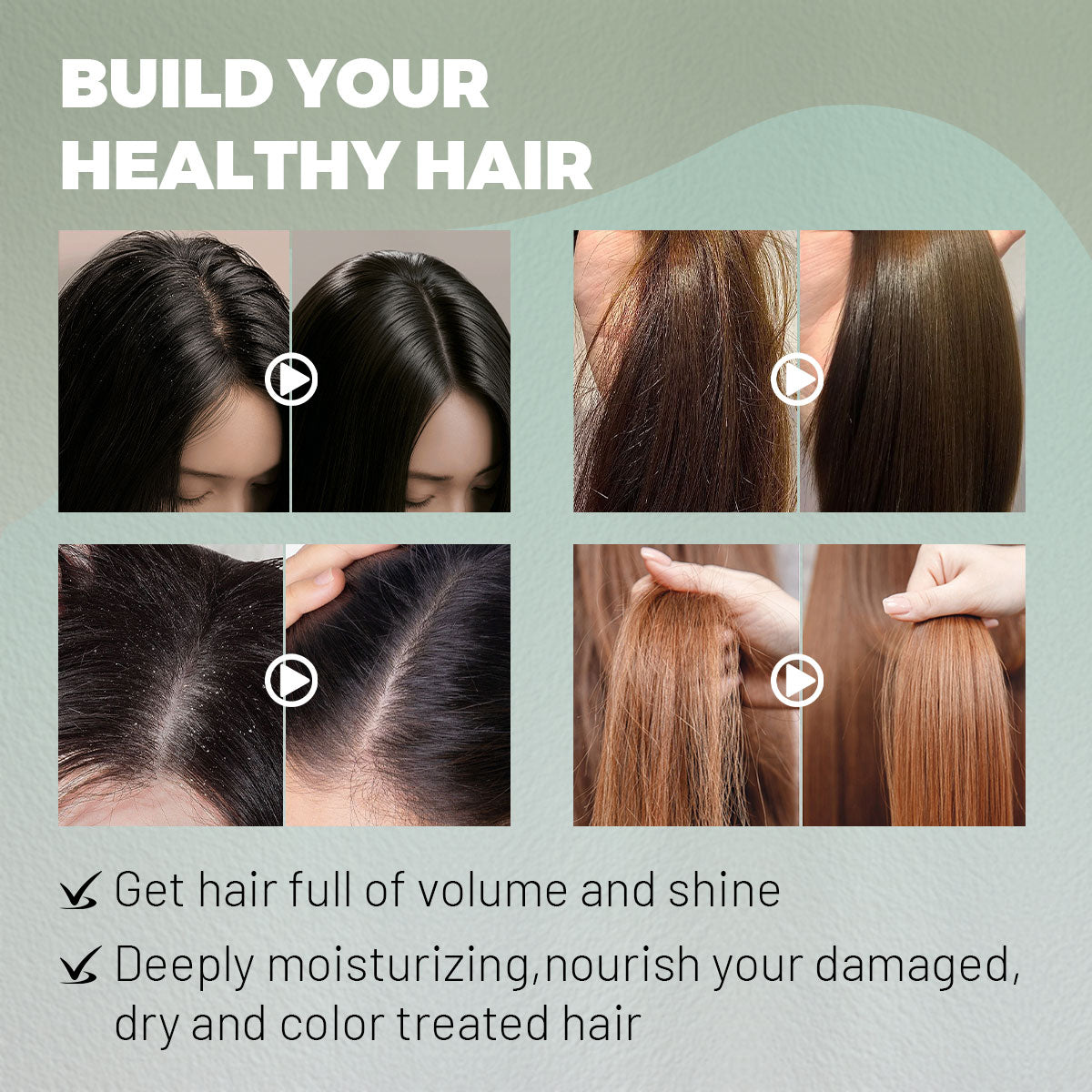 ARHGOAT Natural Solid Shampoo Soap Bar 2.12oz/60g - Grow Healthier Hair