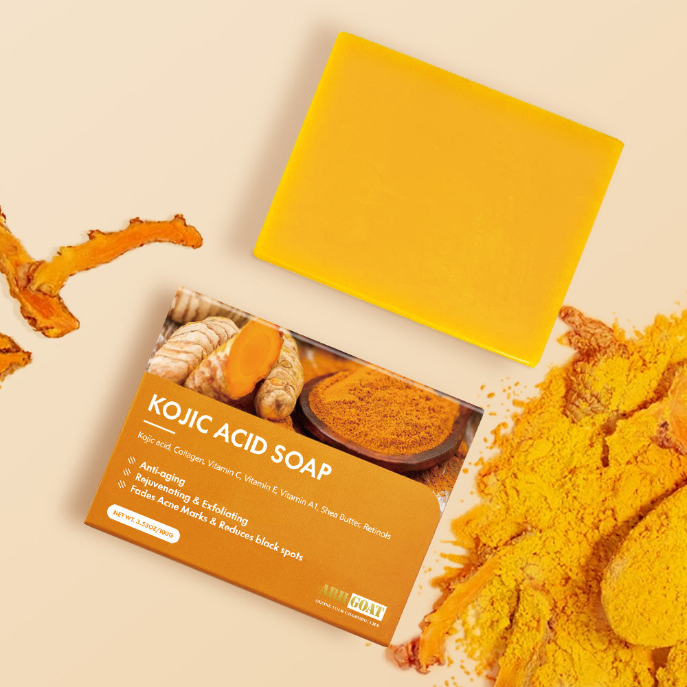 ARHGOAT Turmeric Kojic Acid Soap 1 Bar - 100g, Basic