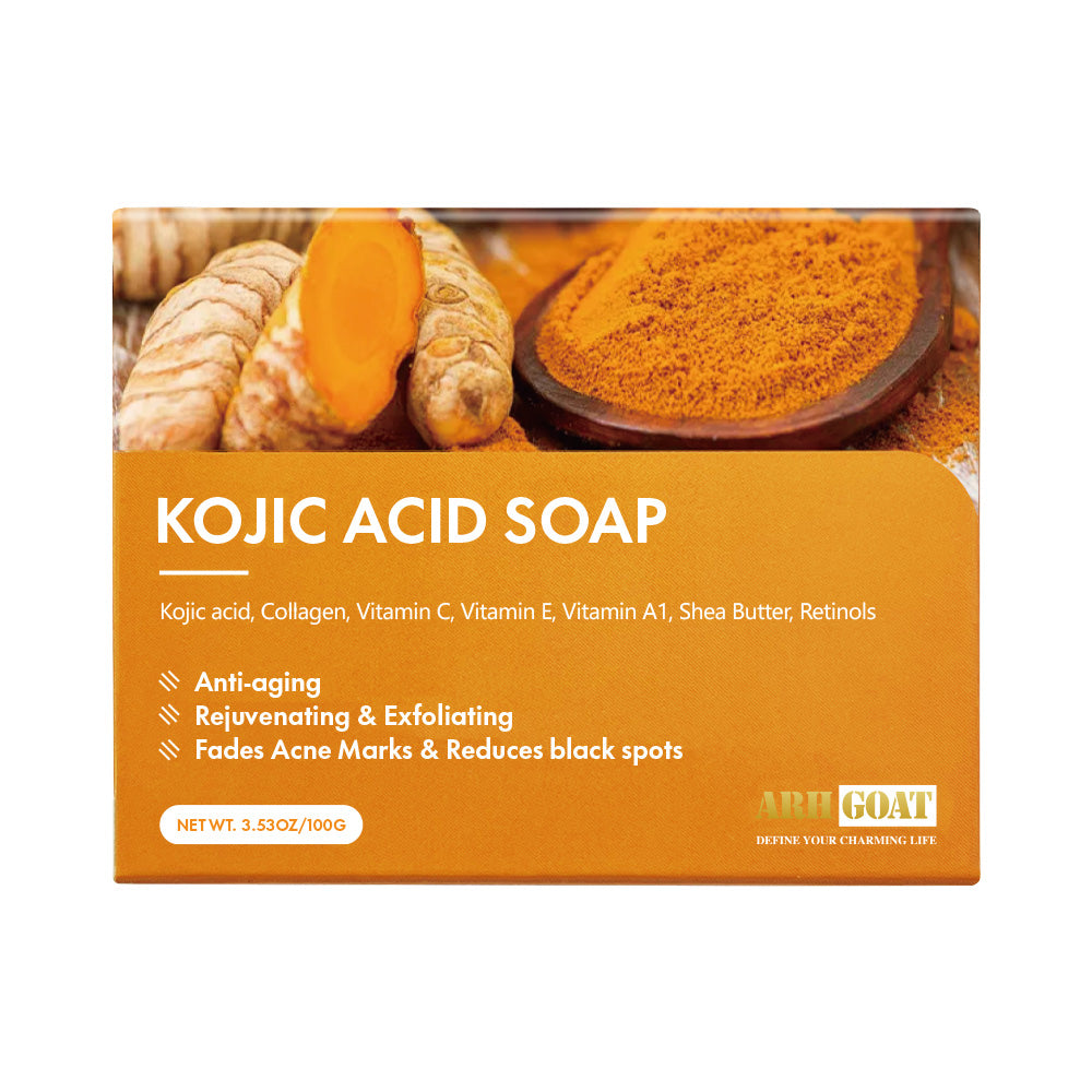 ARHGOAT Turmeric Kojic Acid Soap 1 Bar - 100g, Basic
