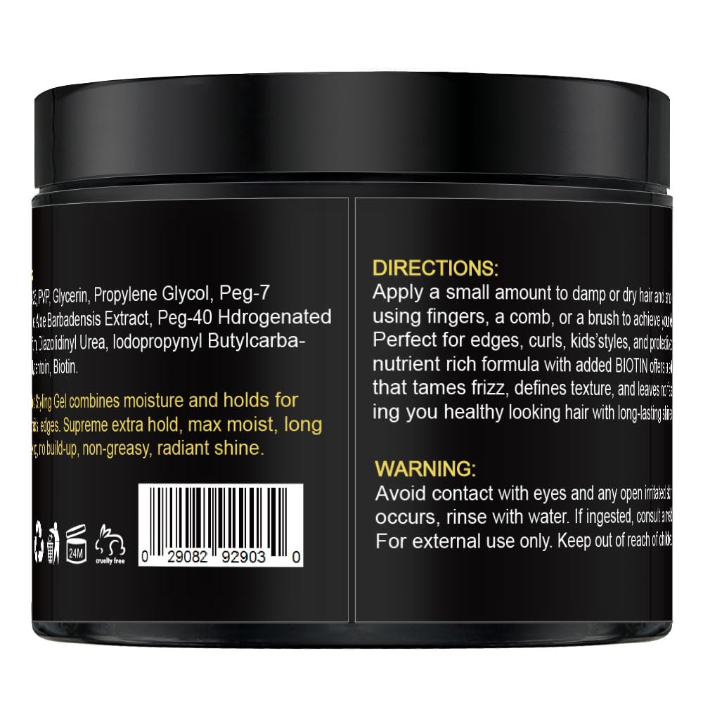 CNNY Edge Control Braid & Loc Gel 3.5oz/100g, Product Details