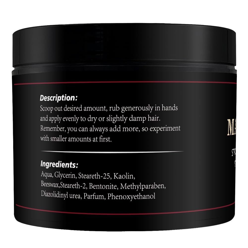CNNY Men's Hair Styling Clay 3.53oz/100g, Product Details