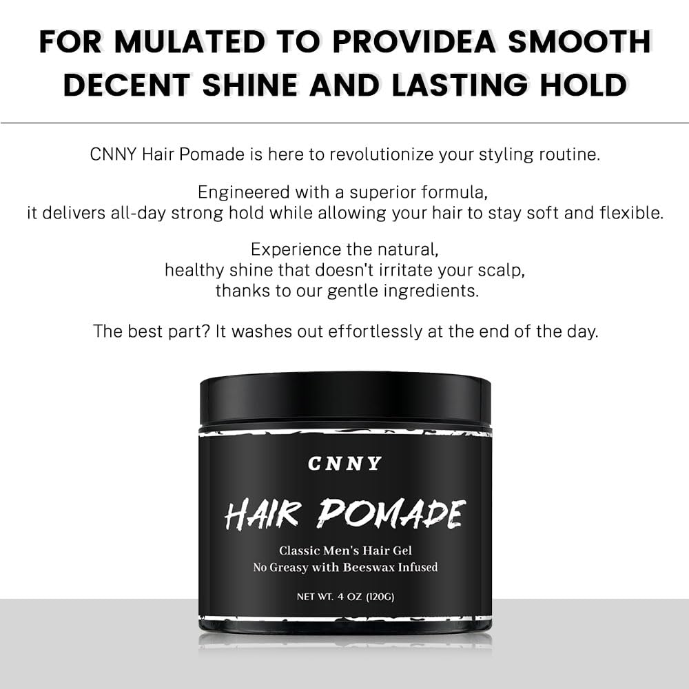 CNNY Hair Styling Pomade 4oz/120g, Benefits